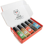 Heat Lovers 5 Bottle Hot Sauce Gift Box - Fat Cat Gourmet Hot Sauce & Specialty Condiments