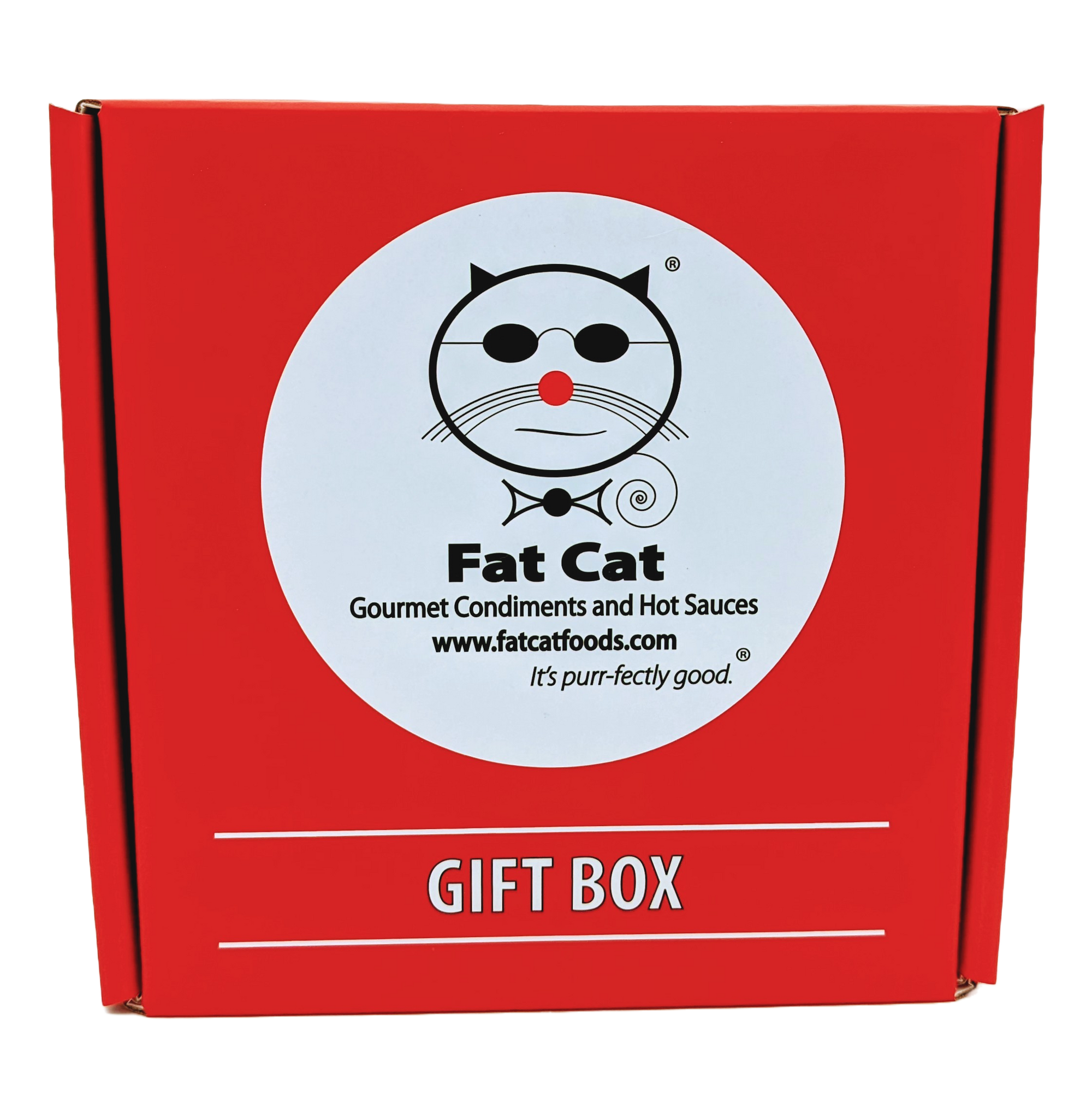 Heat Lovers 3 Bottle Hot Sauce Gift Box - Fat Cat Gourmet Hot Sauce & Specialty Condiments
