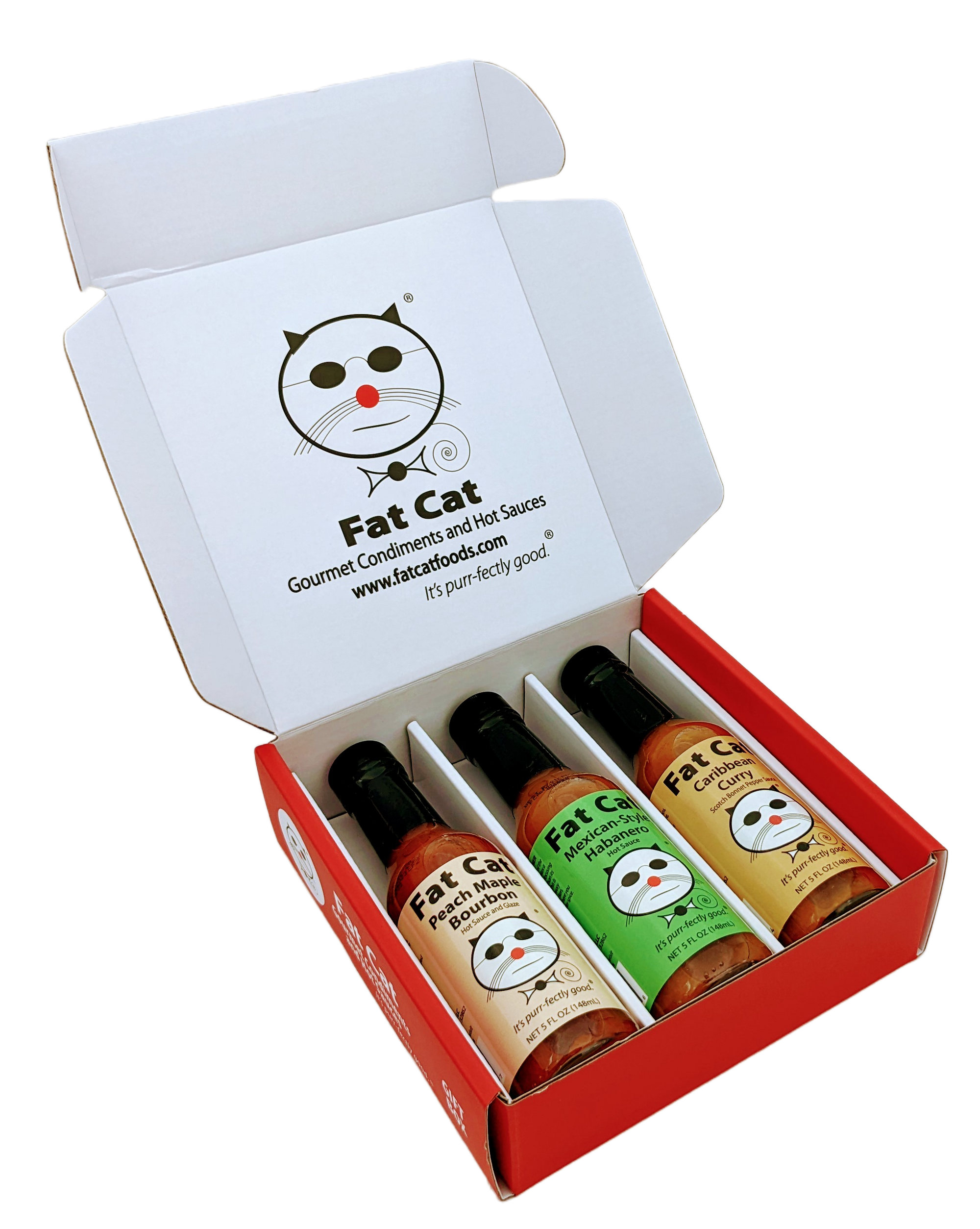Add Gift Box Packaging to Your Order (Add-On) - Fat Cat Gourmet Hot Sauce & Specialty Condiments